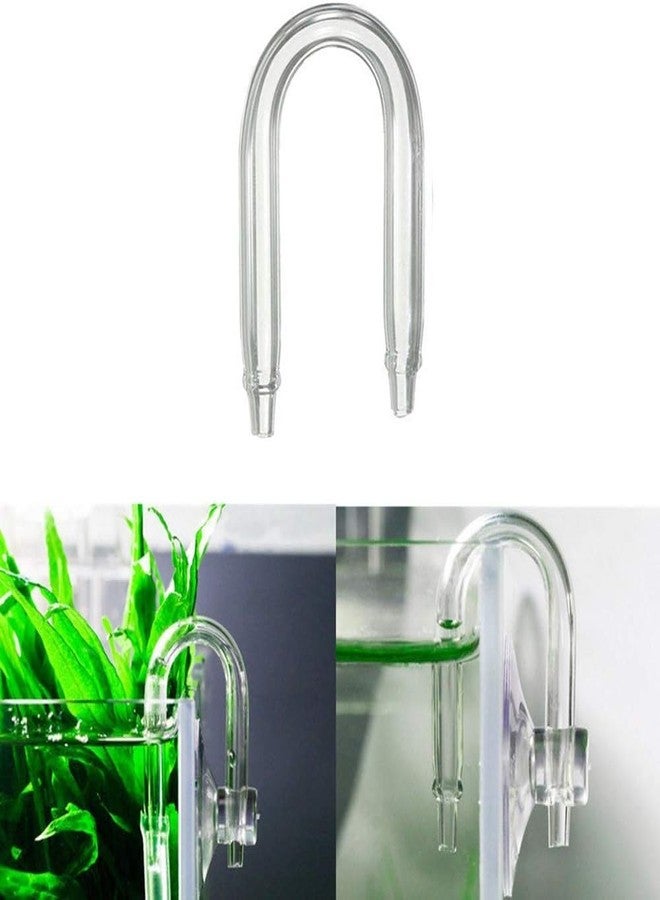 VAYINATO® Aquarium U Shaped Bend Pipe Tube, Suits Upto 12mm Glass - Co2 Diffuser Equipment Transparent for Tubing (1 Pc) by Petzlifeworld - Image 1